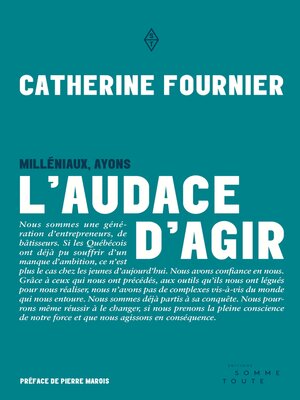 cover image of L'audace d'agir
